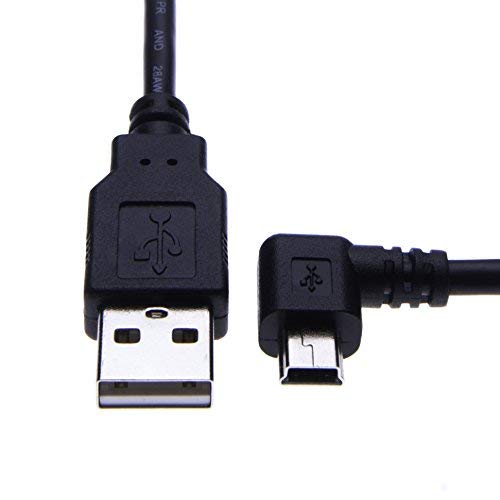 Amazon.com: Right Angle 90 Degree Mini USB Cable Cord Compatible