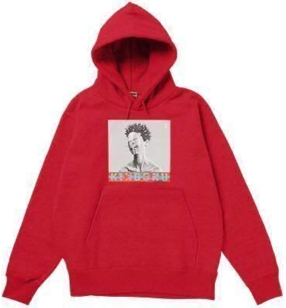 Amazon.co.jp: King Gnu XLサイズ HAKUJITSU HARD REMIX HOODIE(レッド