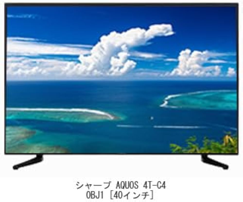 Amazon.co.jp: メディアカバーマーケット シャープ AQUOS 4T-C40BJ1 40