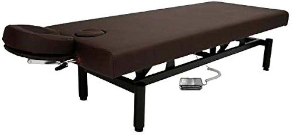 Amazon.co.jp: 電動昇降 マッサージベッド (有孔) 幅65cm ブラウン
