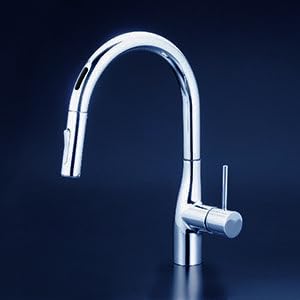 Amazon | KVK シングルシャワー付混合栓(センサー付) 撥水 KM6071ECHS