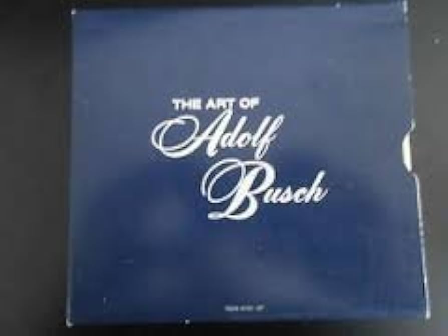 Amazon.co.jp: アドルフ・ブッシュの芸術: ミュージック