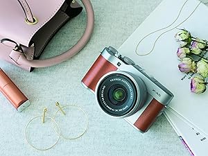 Amazon | FUJIFILM ミラーレス一眼 X-A5ブラウン X-A5-BW | ミラーレス