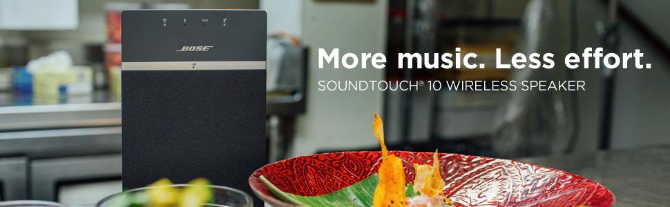 Amazon.com: Bose 731396-1100 SoundTouch 10 Wireless Speaker, Works