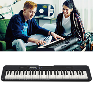 Amazon | CASIO CT-S300 ブラック 61鍵盤 Casiotone キーボード 電子
