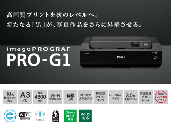 Amazon.co.jp: 4278C001 [インクジェットプリンターPRO-G1] : パソコン