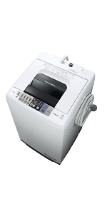 Amazon.co.jp: 日立 全自動洗濯機 7kg ピュアホワイト NW-70B W