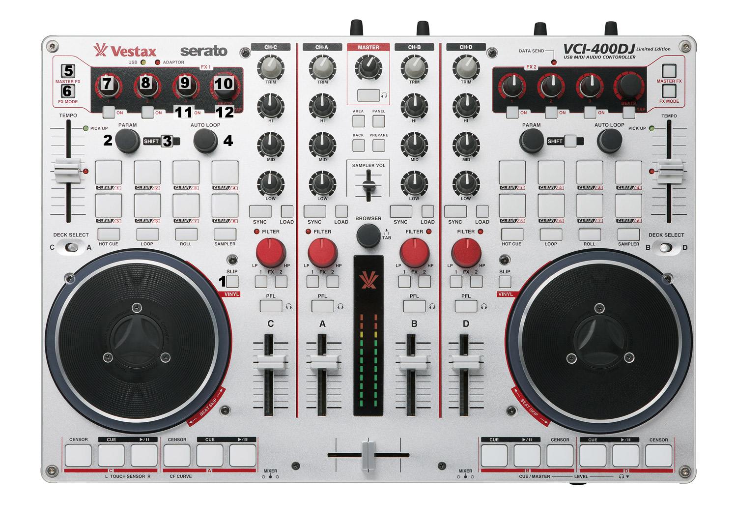 Vestax VCI-400 — Mixxx User Manual