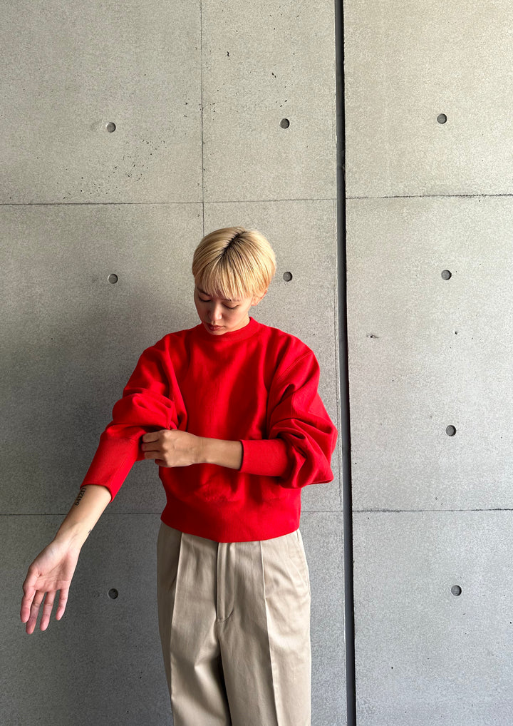 OSHIMA REI | REVERSE WEAVE PO 裏起毛トレーナー | MACHU PICHU SHOP