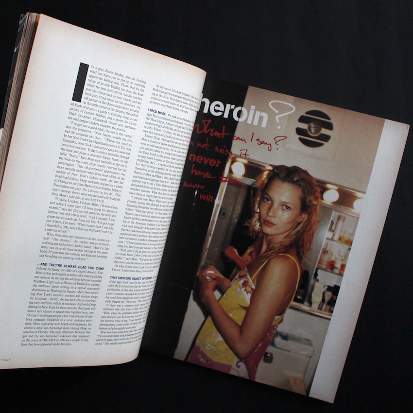 The Face Magazine No 92 May 1996（Kate Moss By Mario Testino）