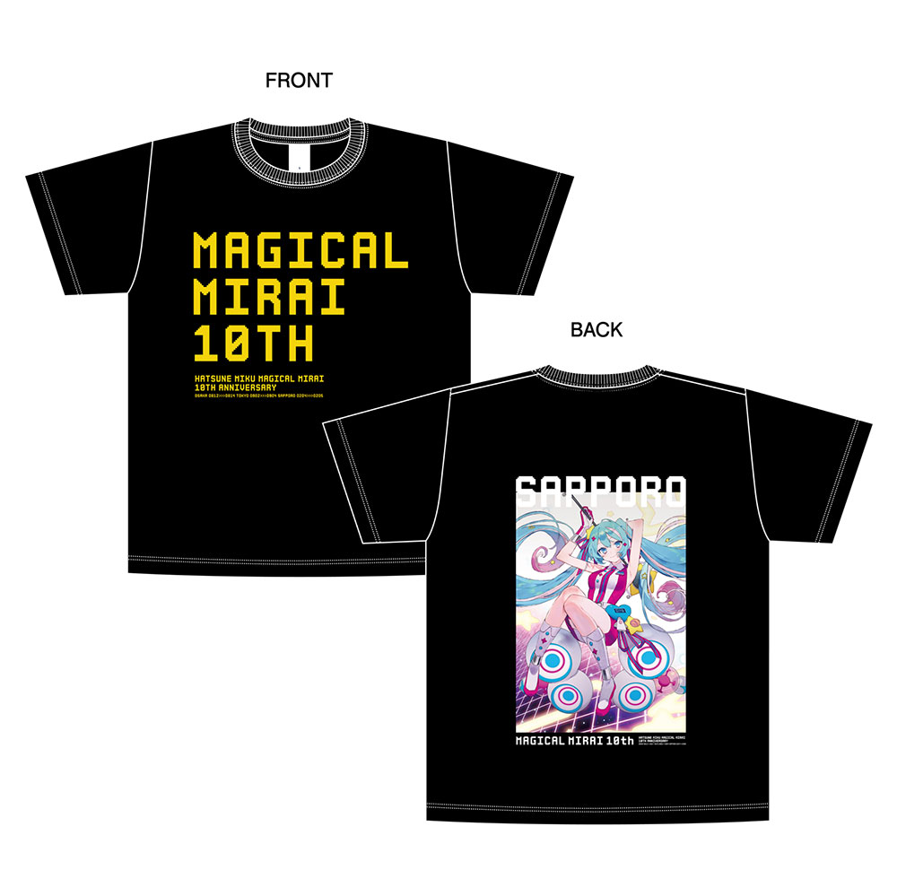 グッズ]マジカルミライ 10th オフィシャルTシャツ 札幌 ver.｜初音ミク