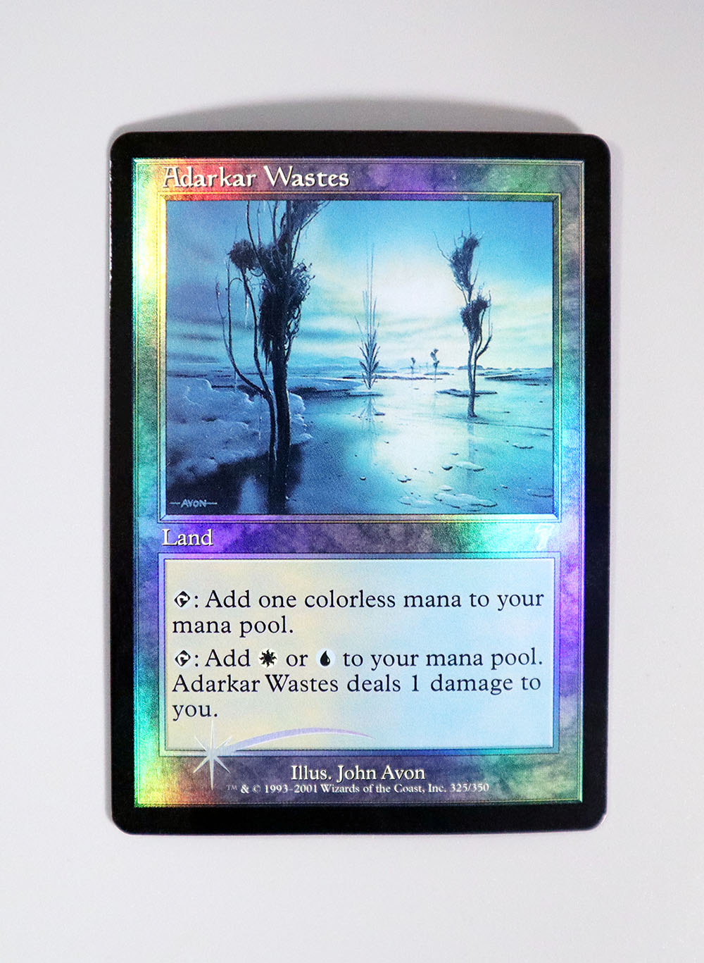 Adarkar Wastes Foil from Seventh Edition (7ED) MTG Proxy - magic