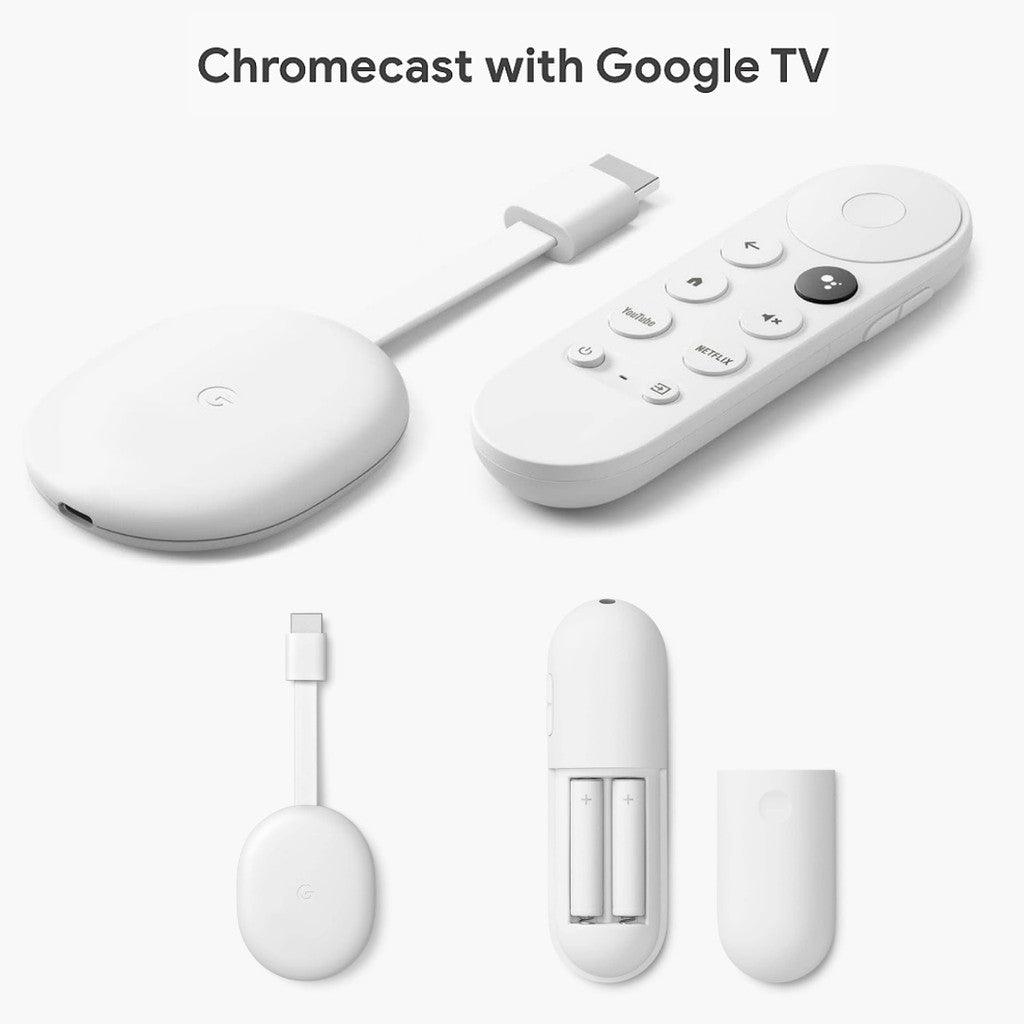 Google Chromecast 4 with Google TV 4K | Mainz Empire Pte Ltd