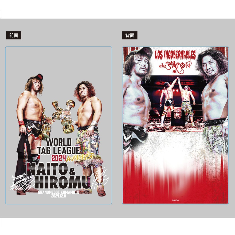 新日本プロレス アクリルブロック 2024.12.8 WORLD TAG LEAGUE 2024