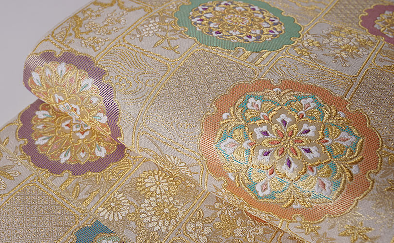 正絹袋帯 西陣織 フォーマル袋帯 ㈱西陣まいづる 秀華四季彩文 | 袋帯