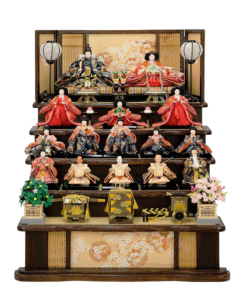 雛人形 ひな人形 お祝い 五段飾り 5段飾り 十五人飾り 15人飾り
