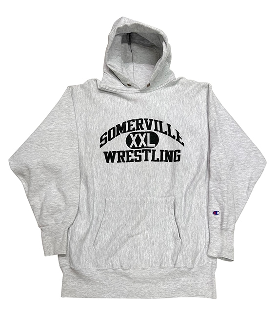 90's CHAMPION チャンピオン REVERSE WEAVE PARKA 3段 カプセル