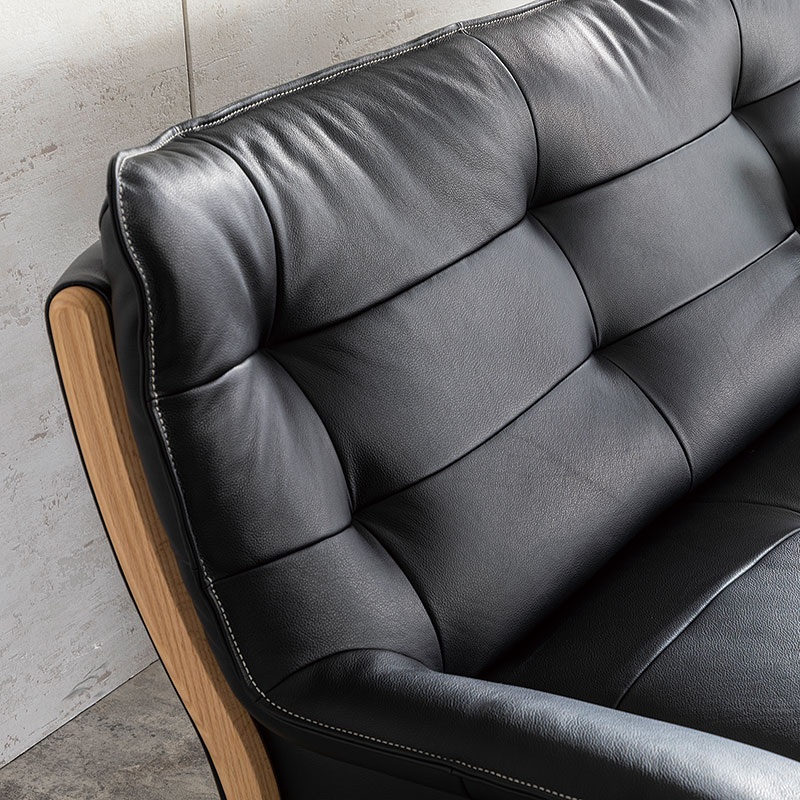 2.5人掛 ソファ ディーヴァ Z127model 張地ストラダ革/木部ラ