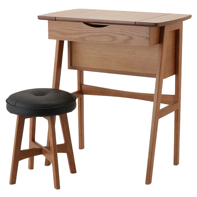 ドレッサー M-3647 スツール付き BR【お客様組立商品】 の通販｜東京