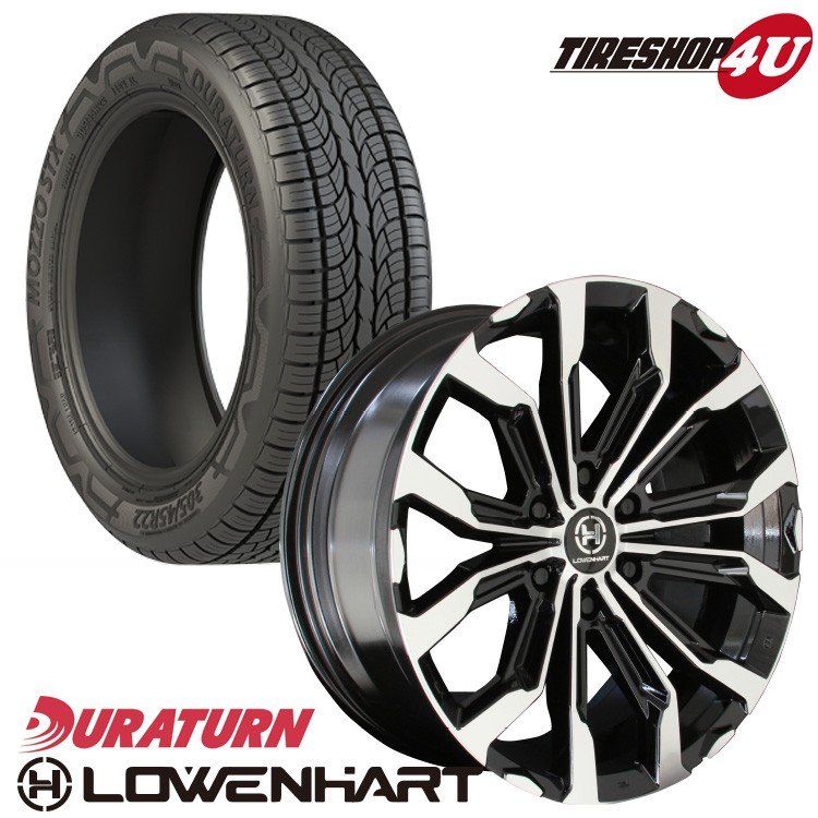 LOWENHART GXL106 20x8.5 6/139.7 ET20 MOZZO STX 265/50R20 150系