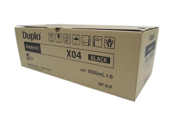 デュプロ Duplo X04 ブラック インク 1000ml （6個入り） 純正品