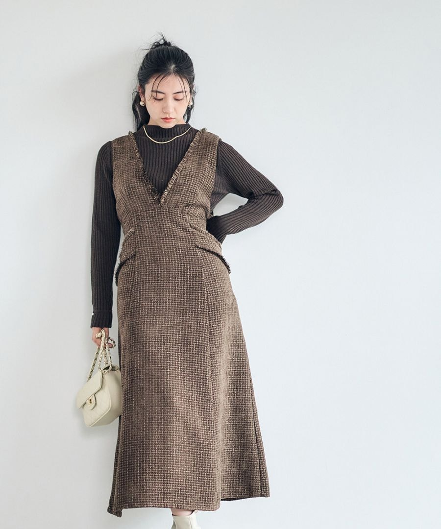 SALE】フリンジツイードフレアジャンスカ - 12Twelve Agenda