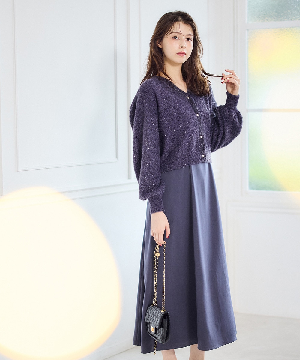 SALE】シルキーサテンキャミワンピース - 12Twelve Agenda(トゥエルブ