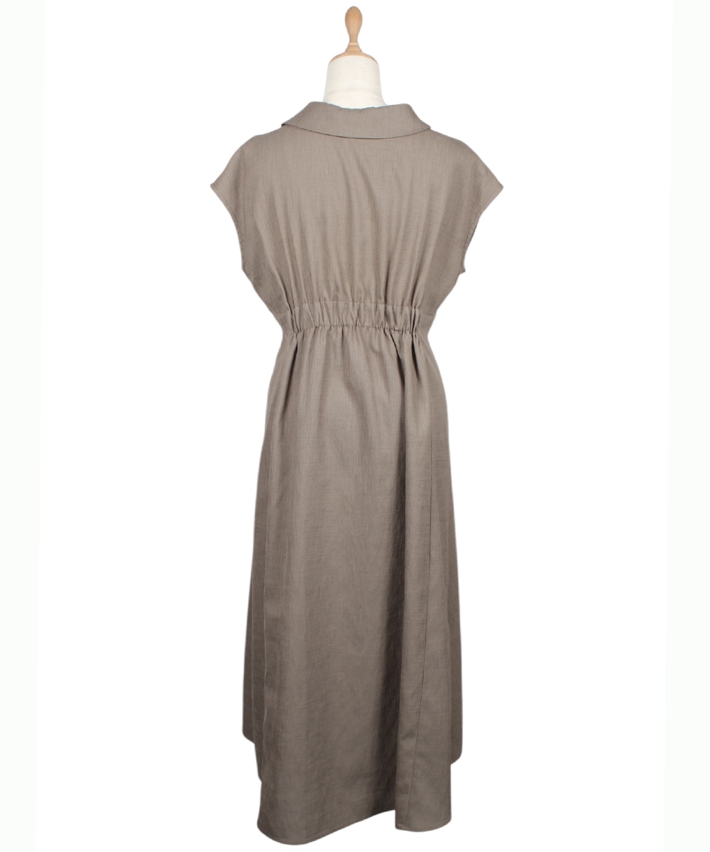 SALE】ウォッシャブルリネンライクカシュクールワンピース - 12Twelve