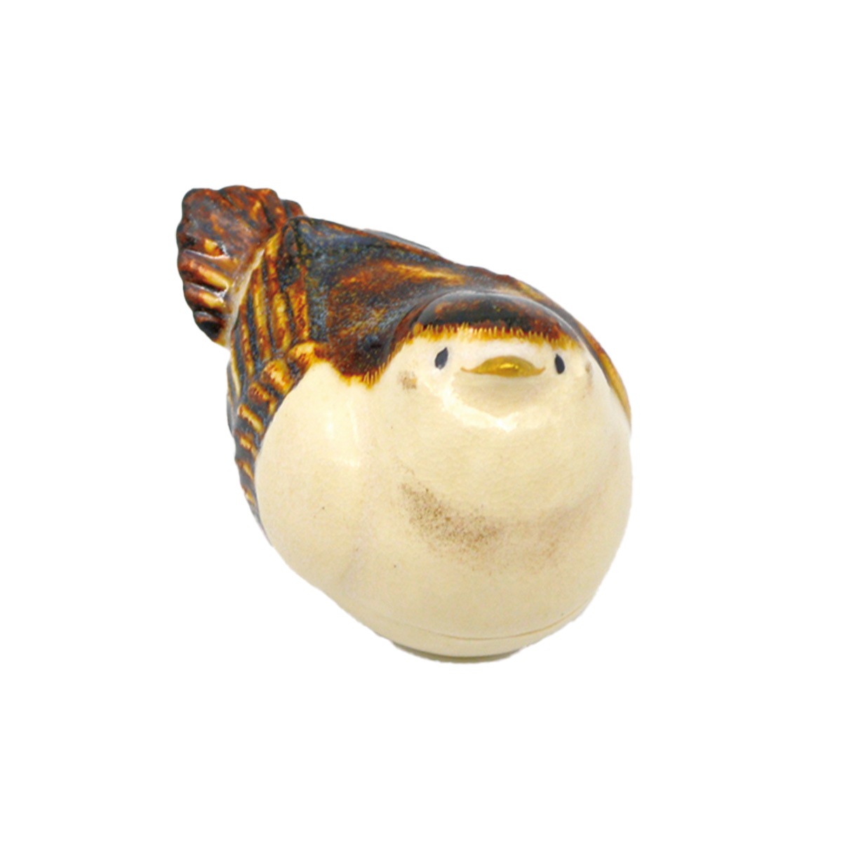 香合 雀 今岡三四郎作 （桐箱） | 香合,香合（陶器） | |茶道具通販 お