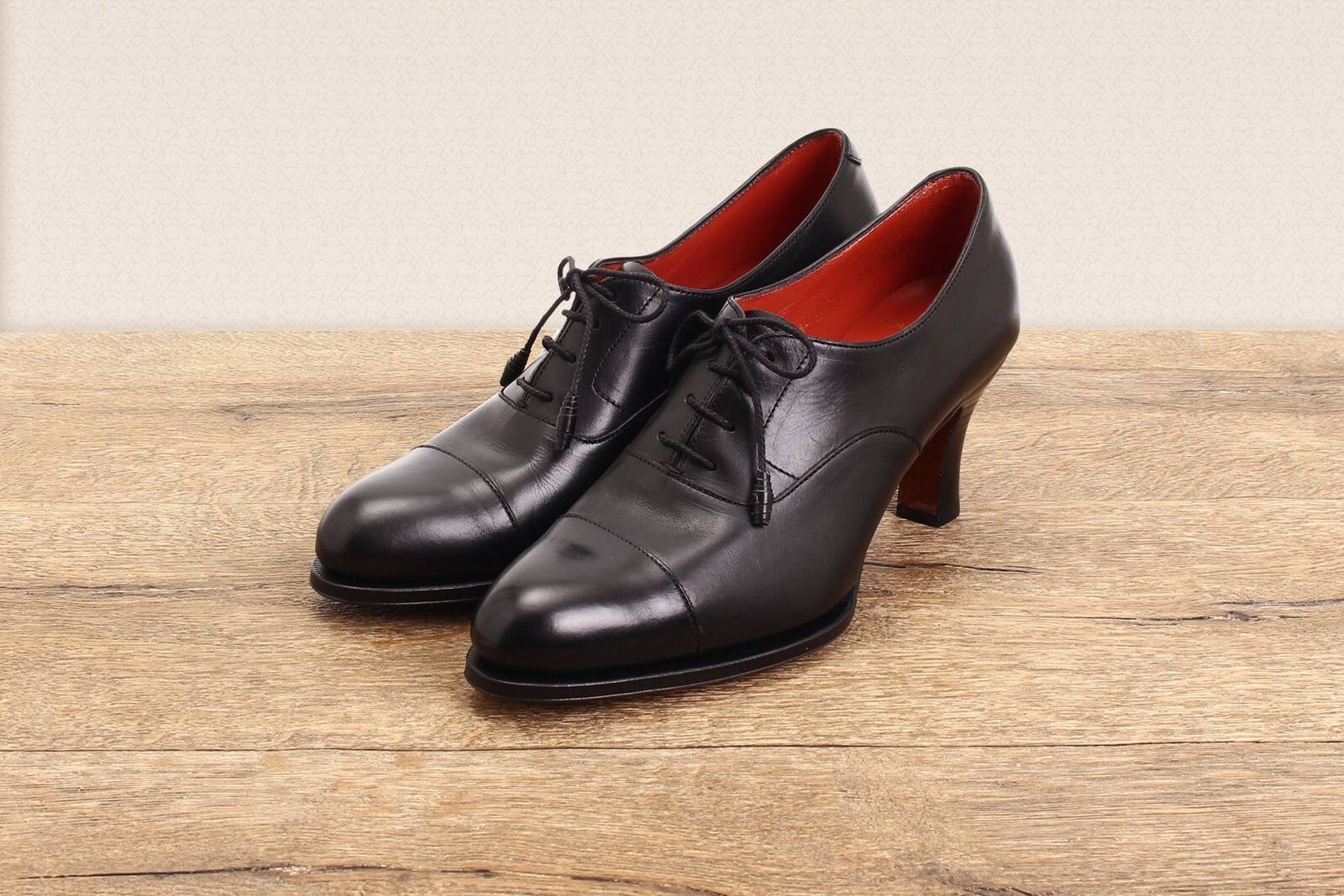 カルミーナ 1463 BLACK キャップトウ レディース | カルミーナ