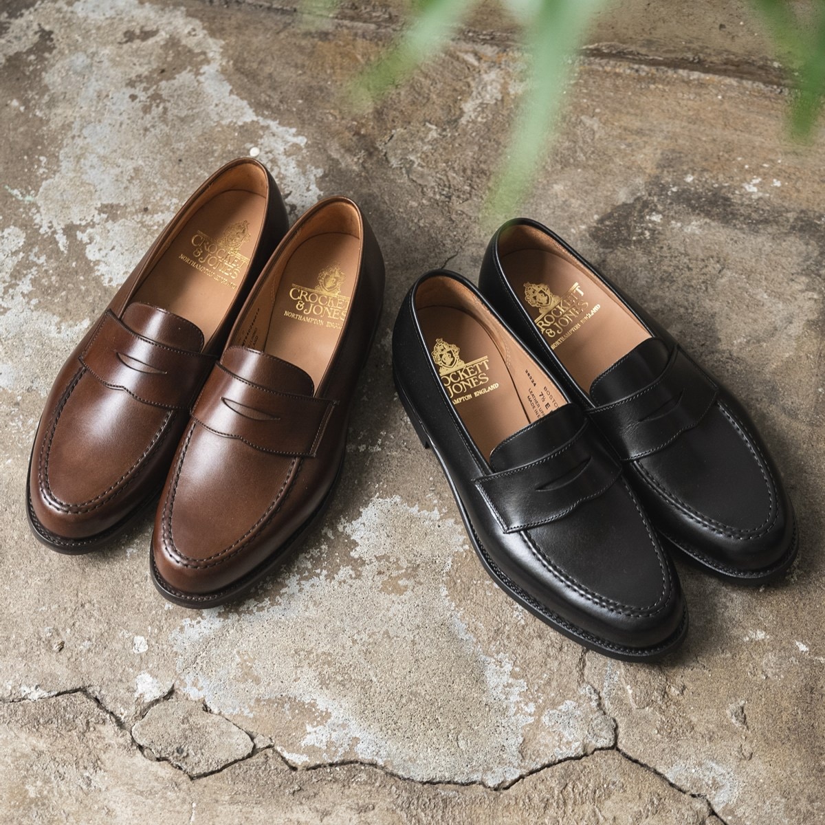 クロケット＆ジョーンズ ボストン2|BOSTON 2 BLACK ローファー メンズ