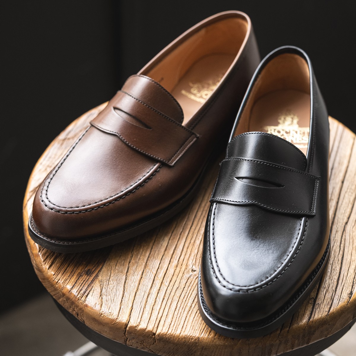 クロケット＆ジョーンズ ボストン2|BOSTON 2 BLACK ローファー メンズ