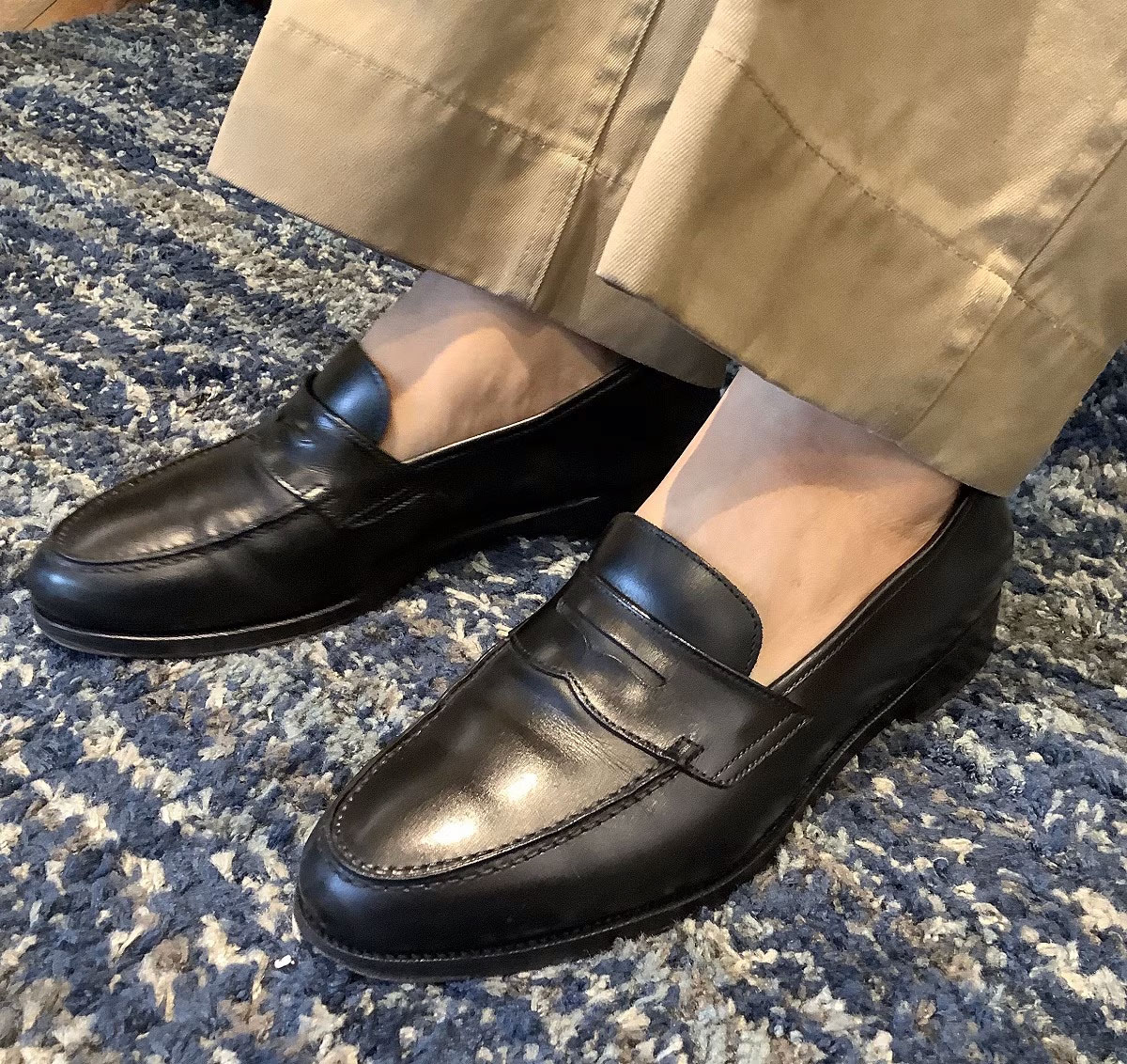 オリエンタル アルバース|ALBERS BLACK ローファー ユニセックス