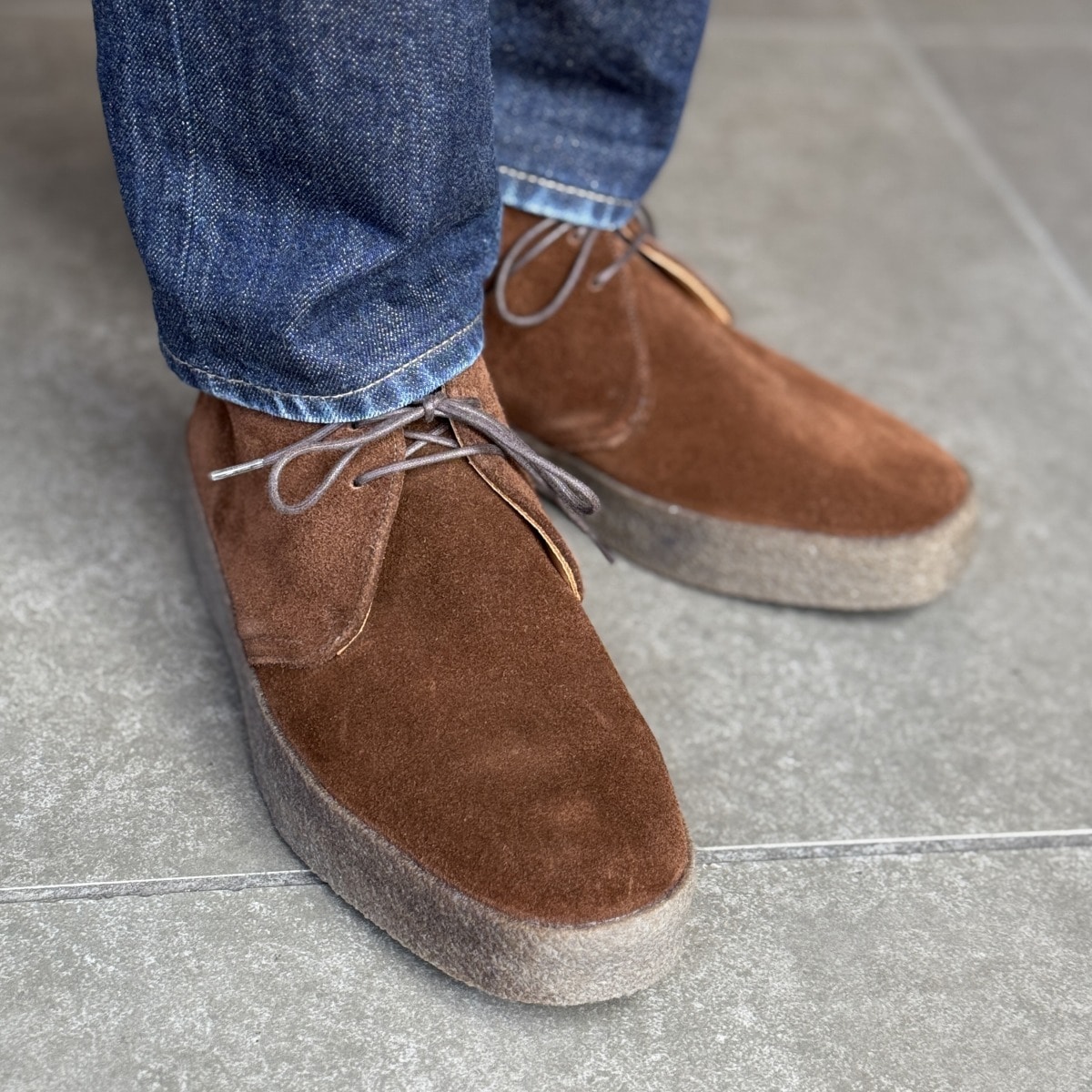 サンダース BRIT CHUKKA SNUFF プレーントウ メンズ | サンダース