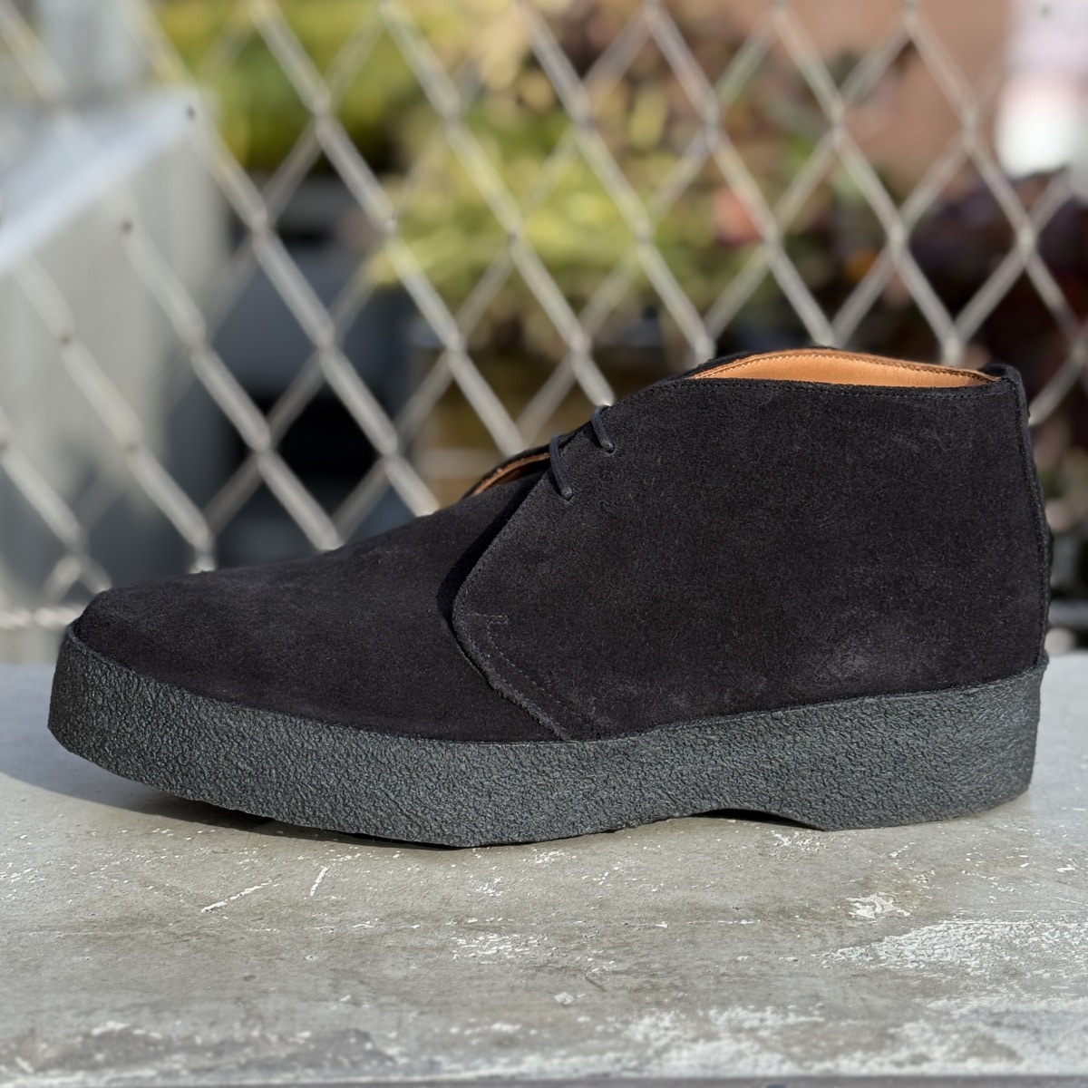 サンダース BRIT CHUKKA BLACK プレーントウ メンズ | サンダース