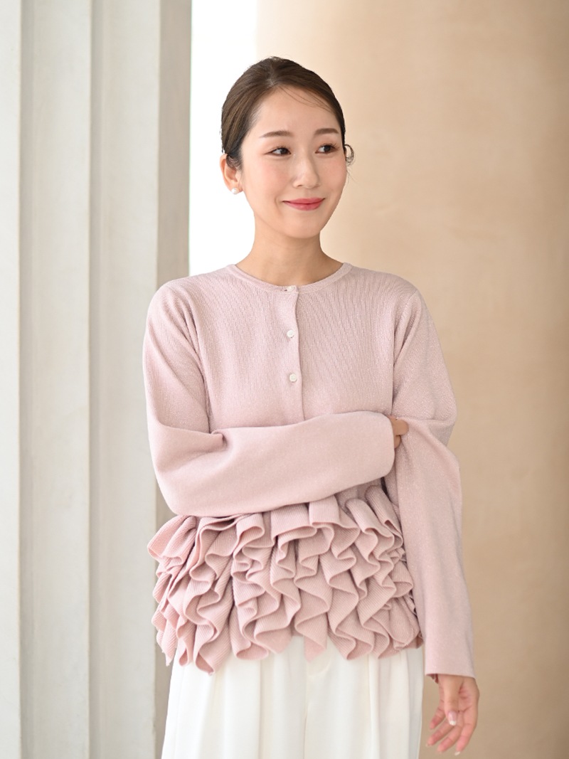 ラメスワンカーディガン | Cardigan,長袖 | | TREFLE＋1（トレフル