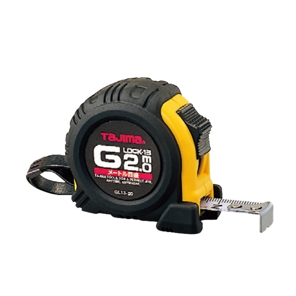 タジマ コンベックス Gロック 13mm幅2.0m メートル目盛付 GL13-20BL