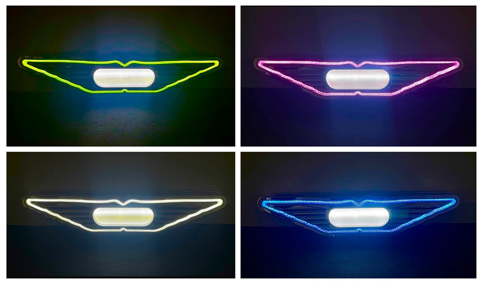 オリジナル クロームメッキ 中型 バスマーク アンドン 湾曲 表面R仕様