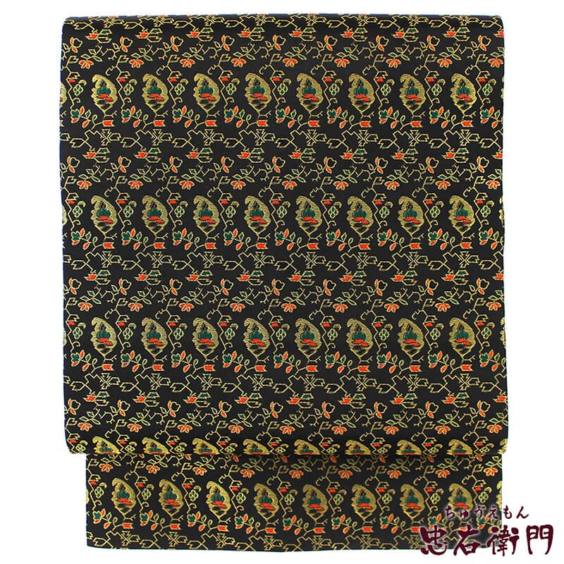 中古】 龍村美術織物 名古屋帯 リサイクル 正絹 仕立て上がり 九寸