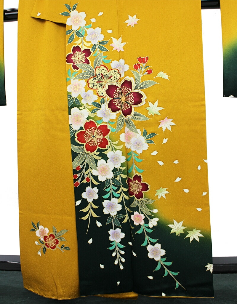 中古】 振袖 成人式 セット 長襦袢 重ね衿 3点セット リサイクル