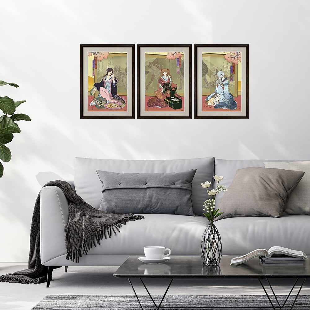 エヴァ浮世絵「箱根八里美人三画揃 レイ」｜浮世絵工房