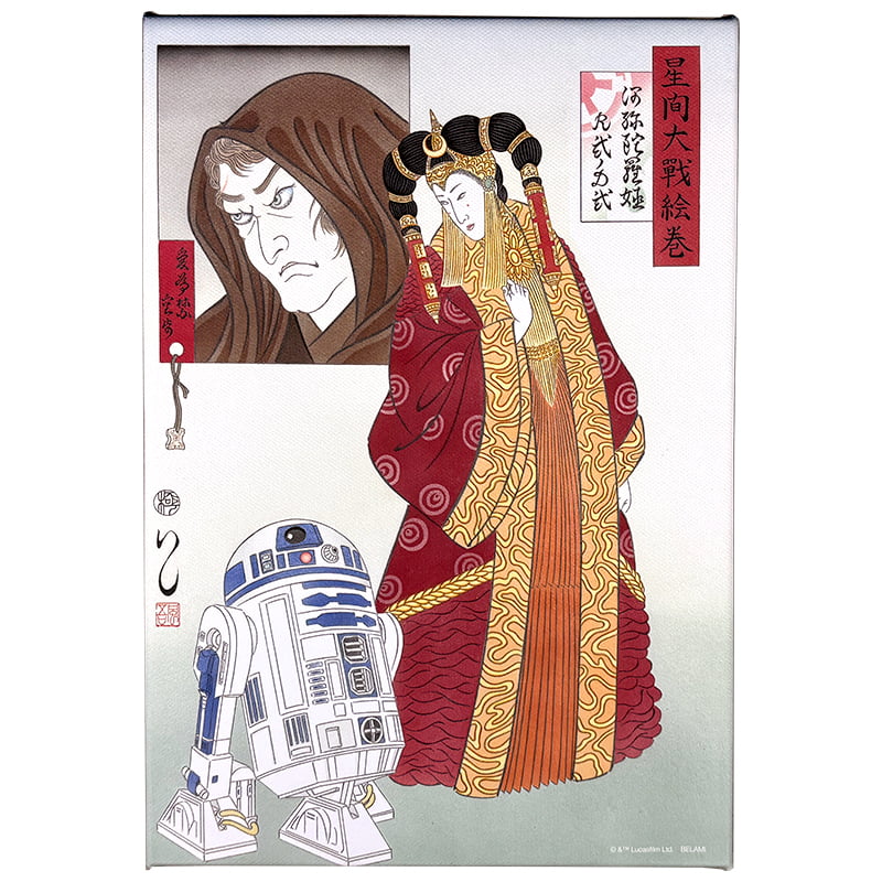 スター・ウォーズ 浮世絵ファブリックボード「星間大戦絵巻 アミダラ