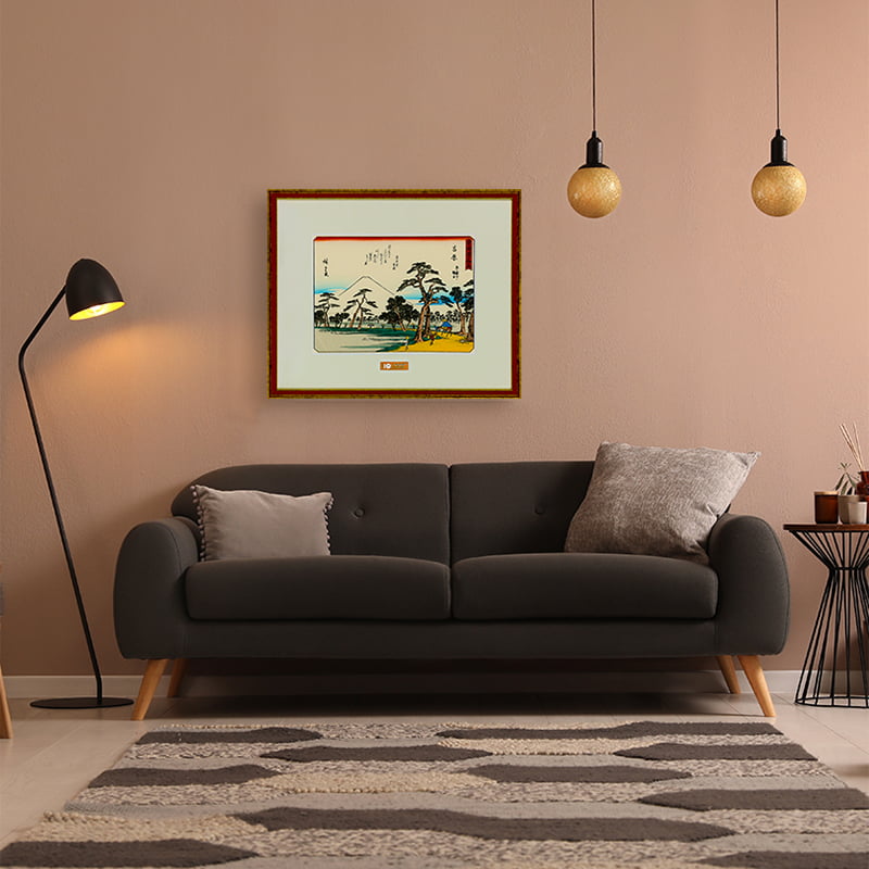 東海道五十三次 吉原 左富士の縄手｜歌川広重【富士山世界文化遺産登録