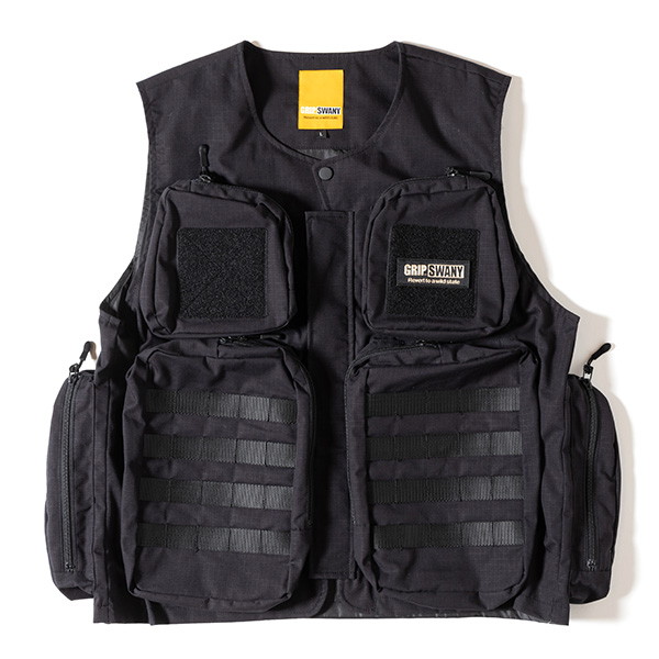 Grip Swany FP Mil Vest Black [グリップスワニー]