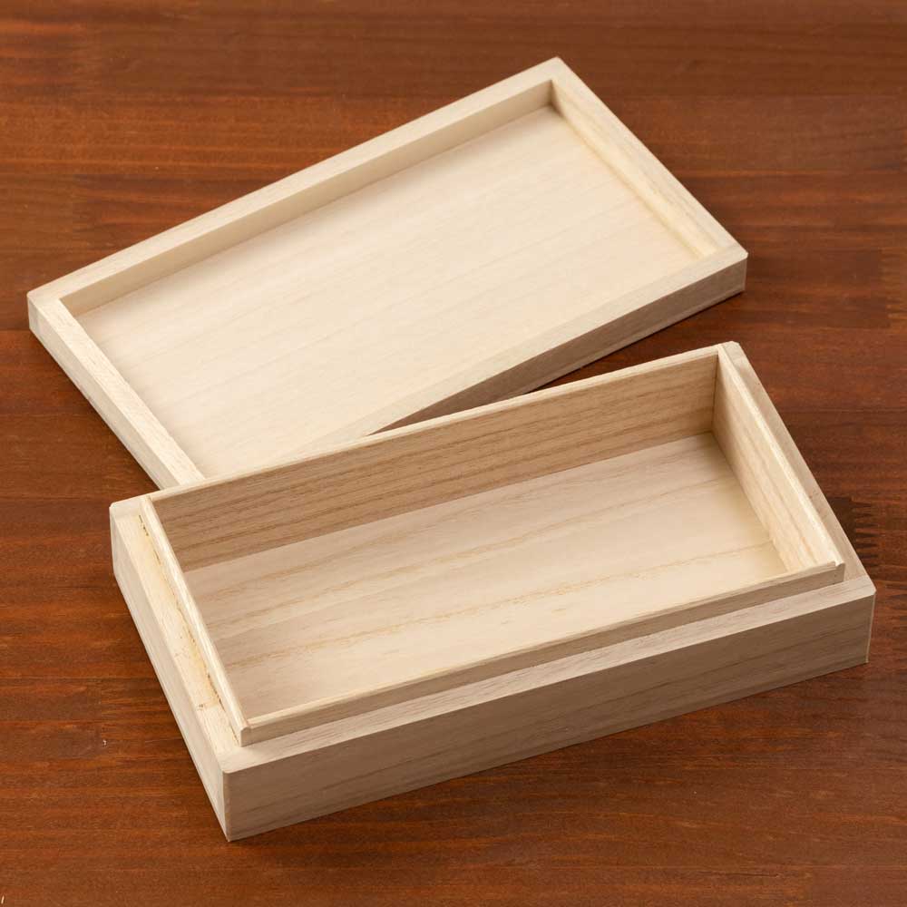 桐箱 300万円サイズ 札入れ・紙幣入れ 印籠箱 箱長の桐工芸品 Bill