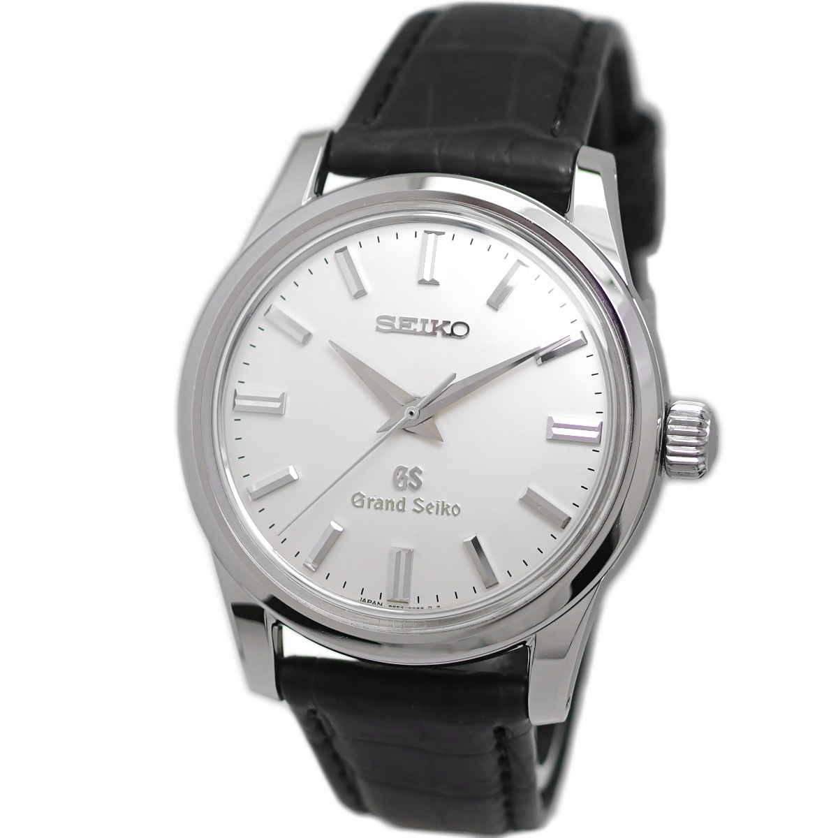 美品】グランドセイコー SBGW001 9S54-0030 新品純正ワニ革ベルト 手巻