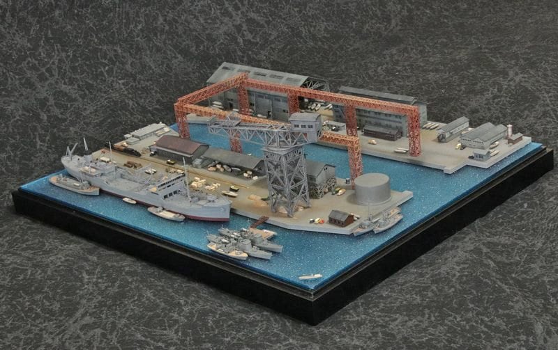 1/700「日本海軍 軍港ジオラマ」完成品｜艦船模型の販売するCHERRY&ANCHOR