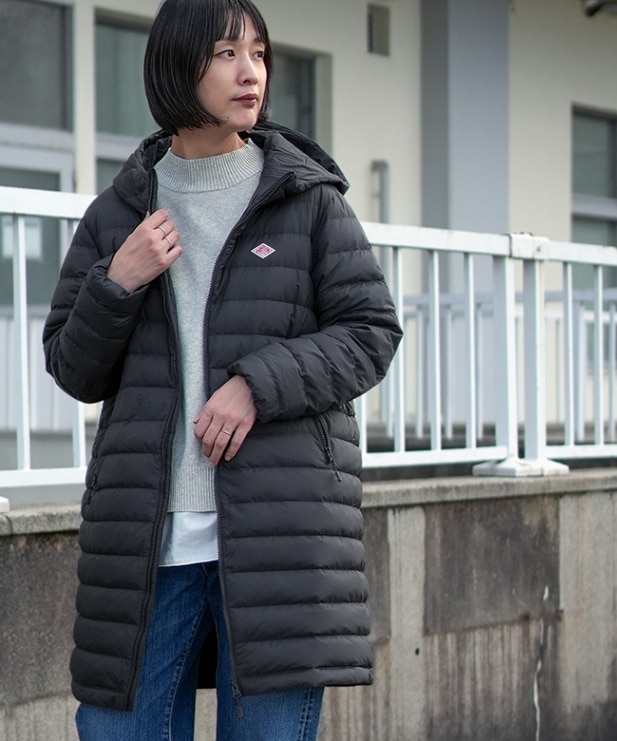 ◇[DT-A0566NRP]DANTON(ダントン) ナイロンタフタ ミドル ダウン