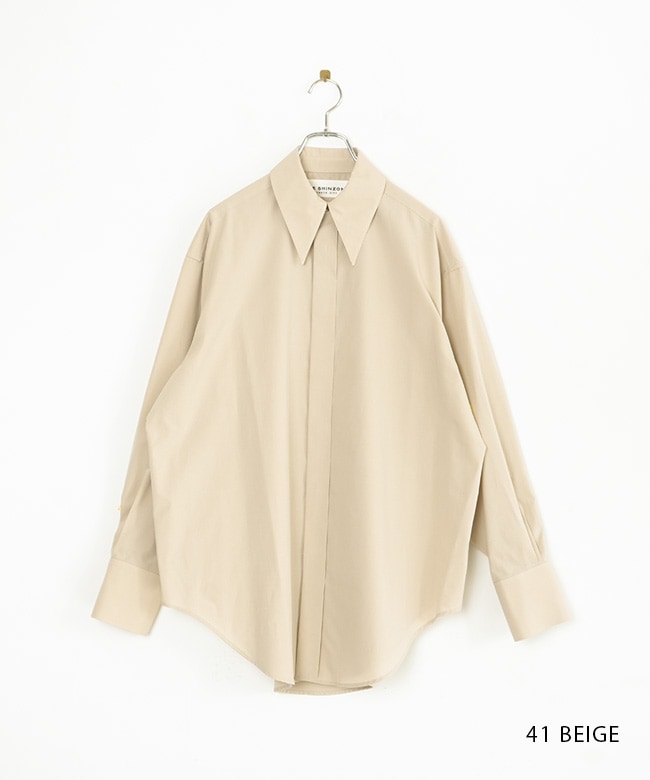 25SMSBL05]THE SHINZONE(ザ・シンゾーン)POINTED COLLAR SHIRT ポイン