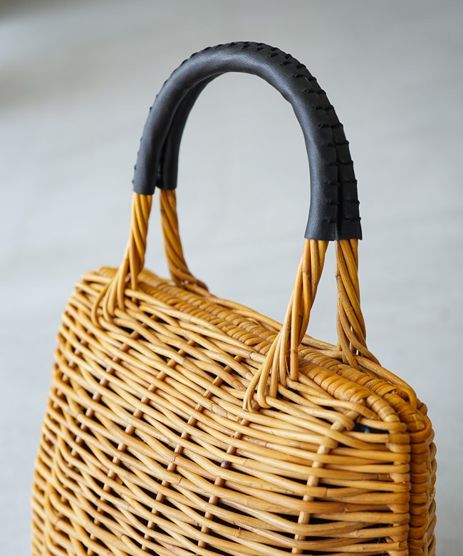 od241-0607]odds(オッズ) shell bag かごバッグ シエルバッグ アラログ